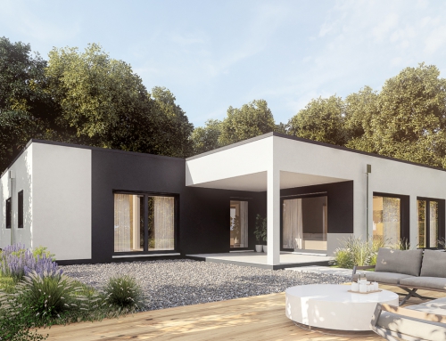 3D Rendering: Exklusiver Bungalow in Österreich